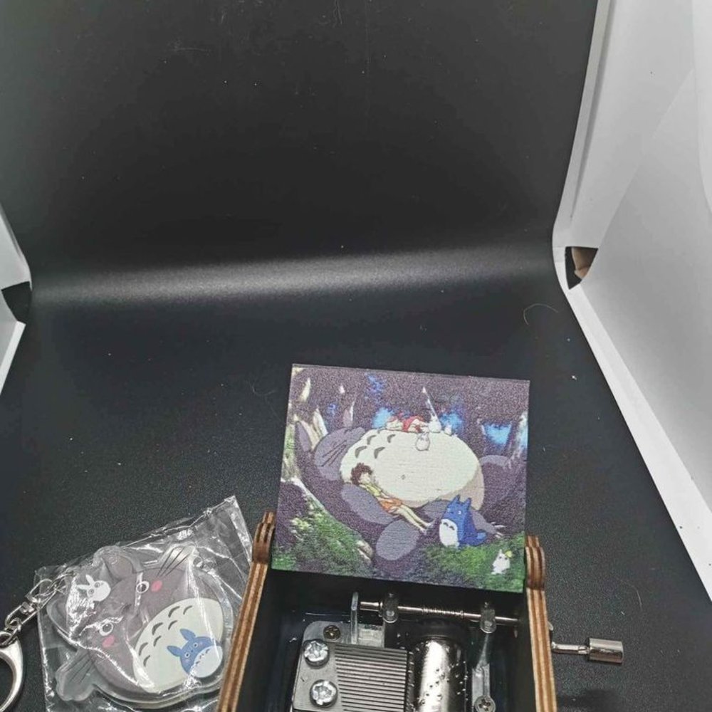 My neighbor Totoro music box and key chain